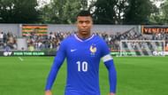Mbappe in France's jersey in FC 25 (Image via EA Sports)